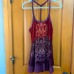 Free people velvet burnout tunic